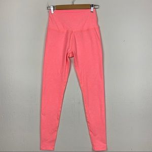 Beyond Yoga Pink Space Dye High Rise Leggings
